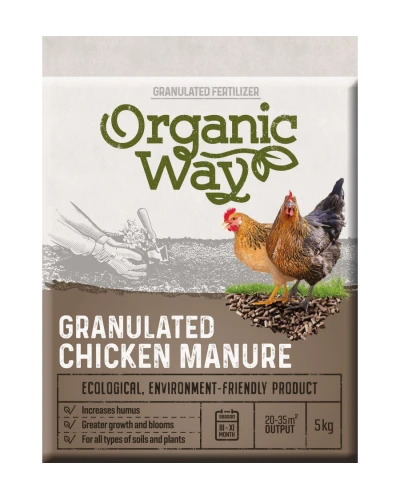 Ingrasamant organic granulat din gunoi de pui Granulated Chicken Manure