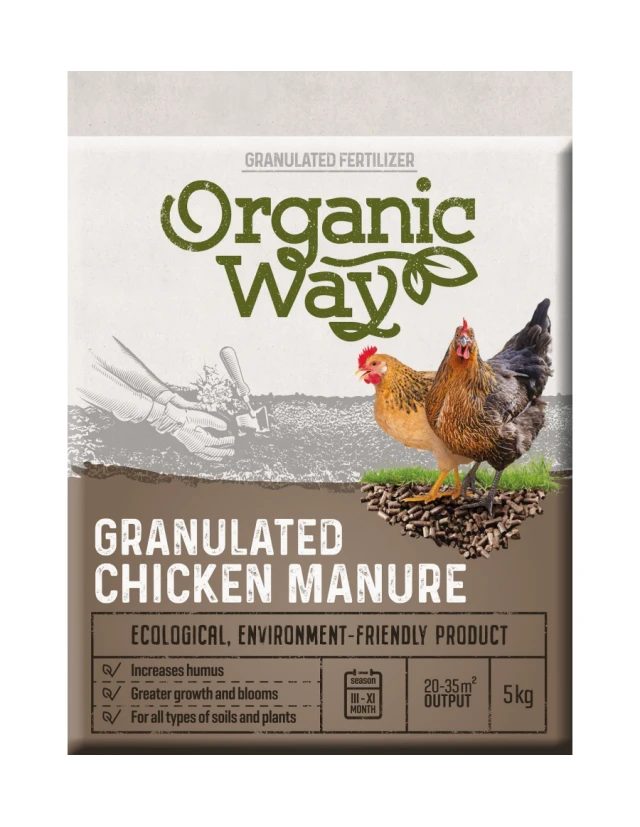Ingrasamant organic granulat din gunoi de pui Granulated Chicken Manure